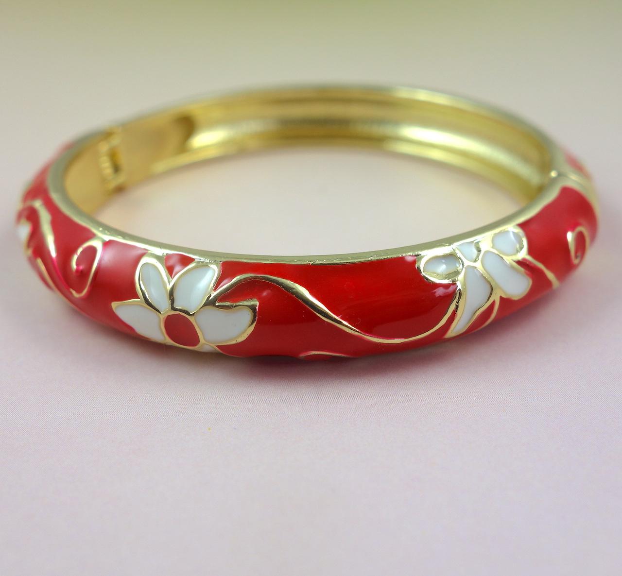 bracelet-rosaline-roulotte-fleuri-laiton-emaille-dore-rouge-couleur