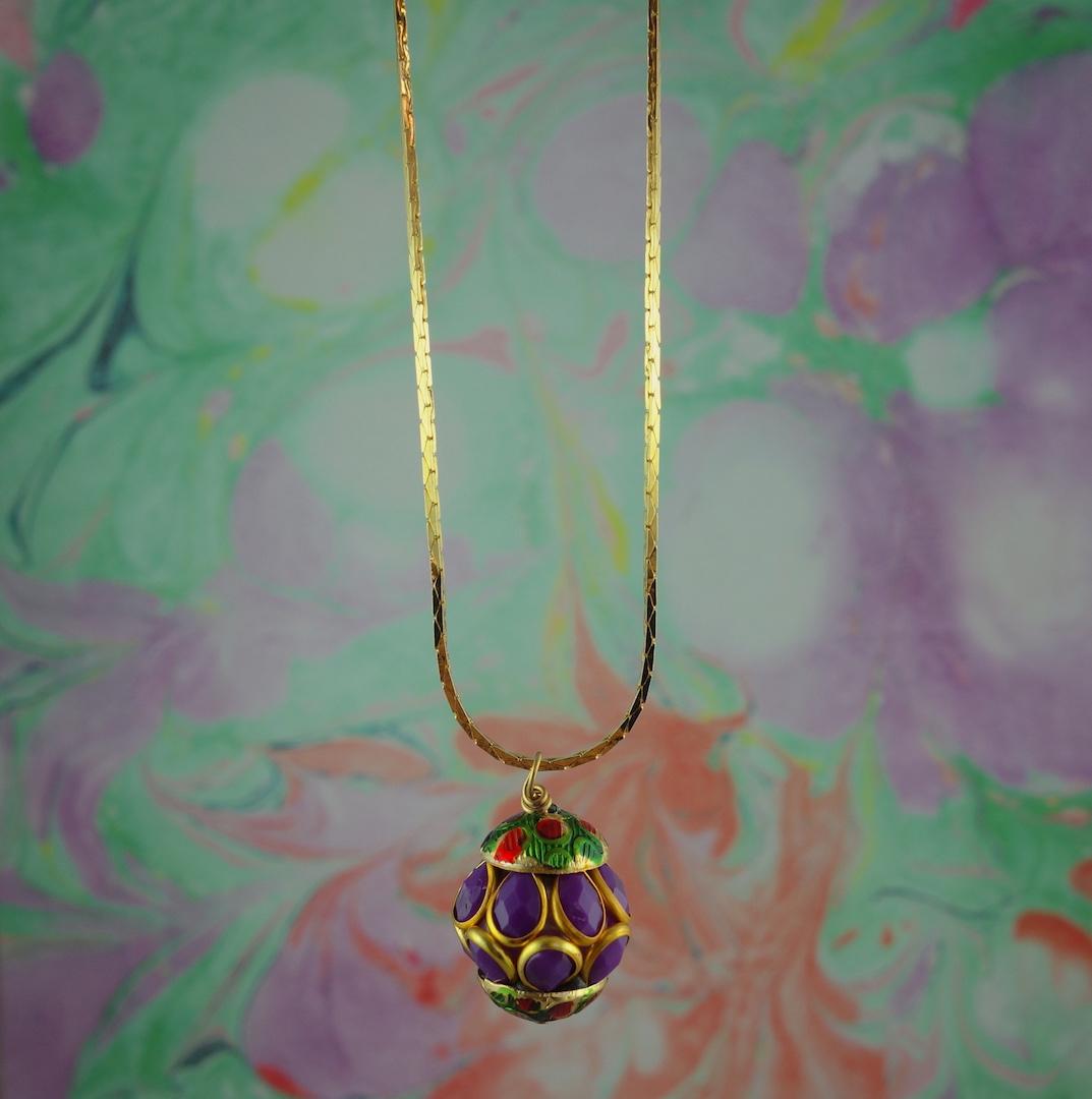 collier_chandigarh_roulotte_plaque_or_perle_precieuse_vintage_inde