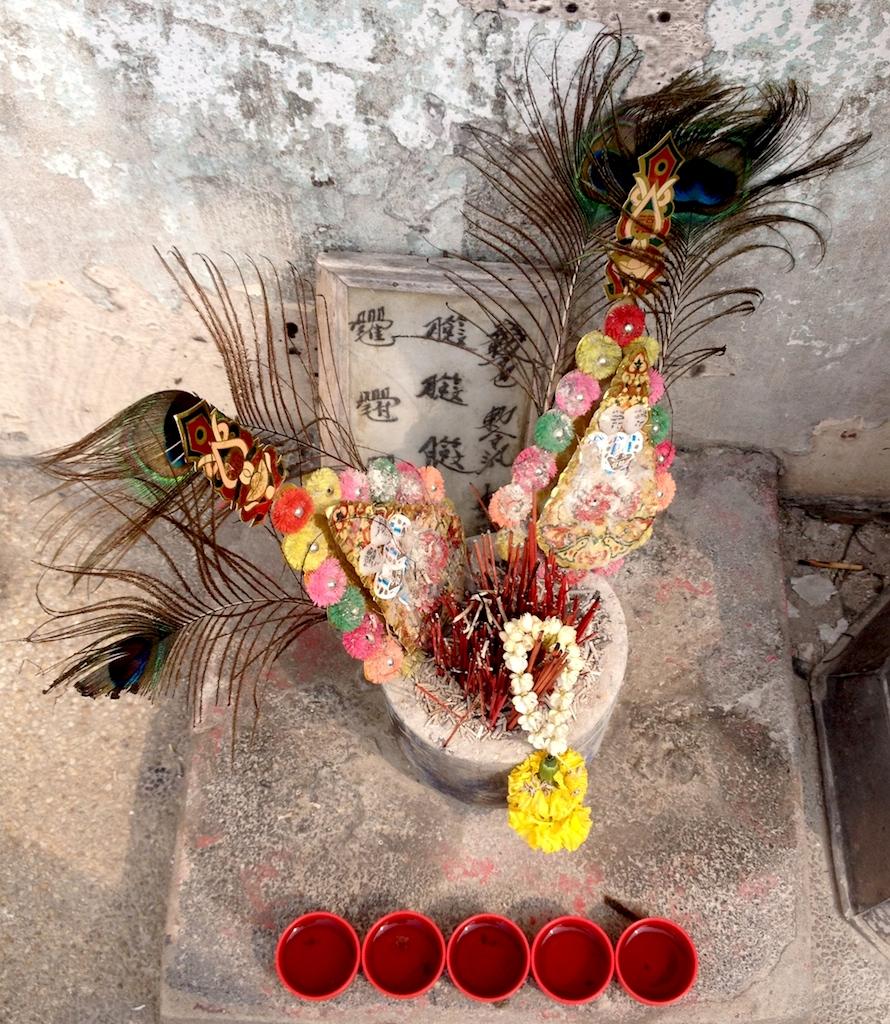 Offrandes temple Asie