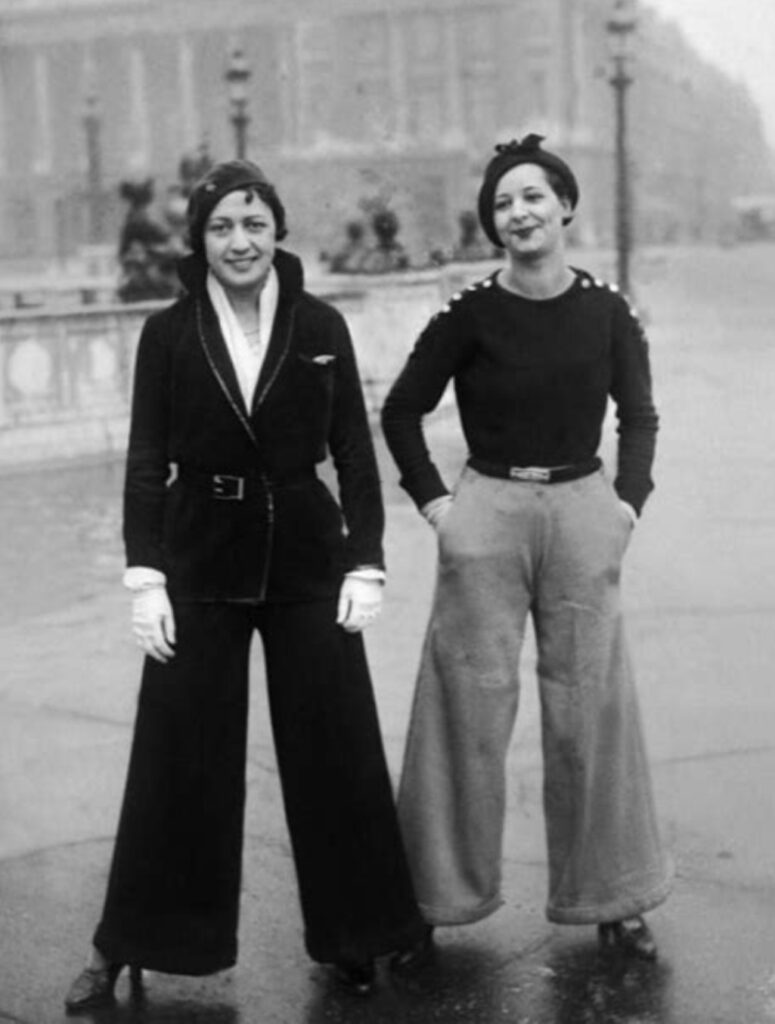 Parisiennes années folles militantes pantalons garçonnes